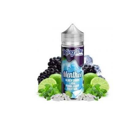 Black Grape, Lime Bubblegum Menthol 100ml - Kingston E-liquid