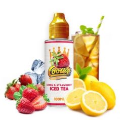 Lemon & Strawberry Iced Tea 100ml - DK Cooler by Donut King