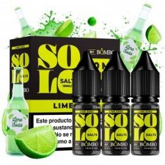 Pack de sales Lime Soda 3x10ml - Solo Salts by Bombo