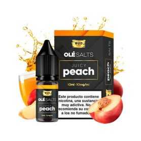 Juicy Peach 10ML – Olé Salt by Bud Vape
