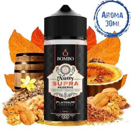Aroma Nutty Supra Reserve 30ml (Longfill) - Platinum Tobaccos by Bombo