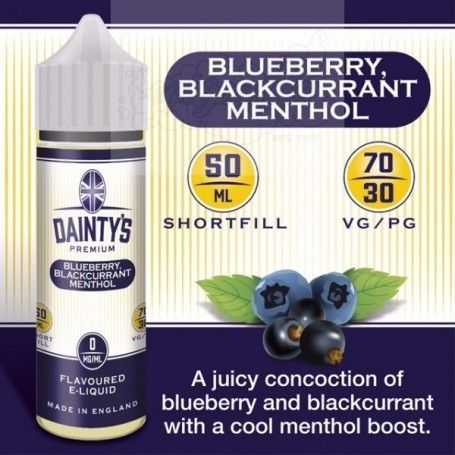 Blueberry Blackcurrant Menthol - Dainty´s Premium