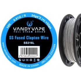 SS316L Fused Clapton Wire 24ga*2+32ga - Vandy Vape